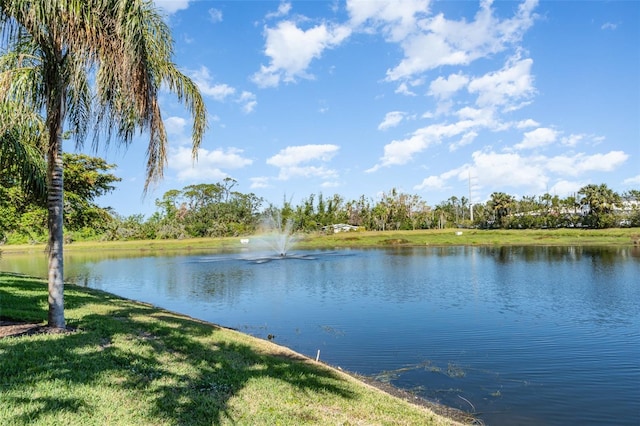 property view of water