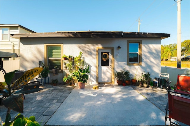 exterior space featuring a patio