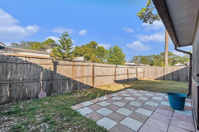 exterior space with a patio