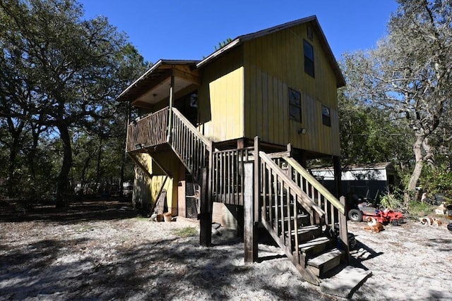 view of back of property