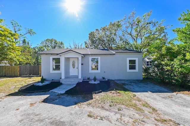 view of ranch-style home