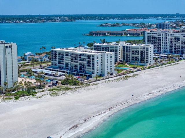 aerial view of expansive coastline