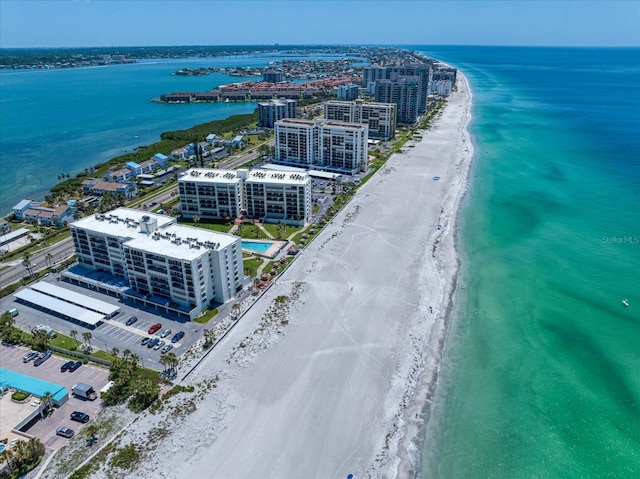 bird's eye view of expansive coastline