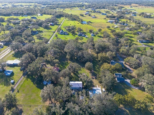 drone / aerial view featuring a rural view