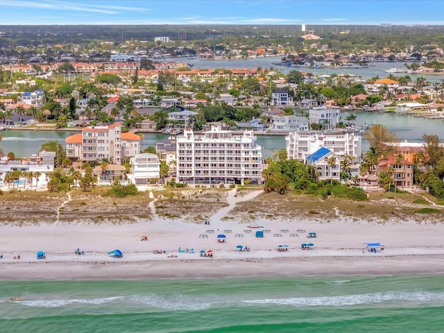 10116 Gulf Blvd Unit 502W, Saint Petersburg, FL 33706 - aerial view of waterfront with a beach