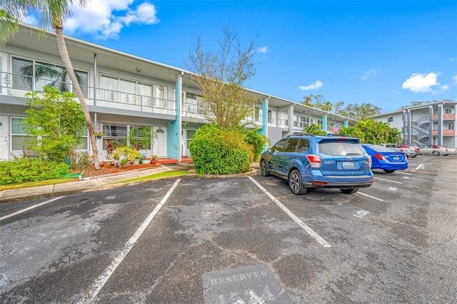 view of parking / parking lot