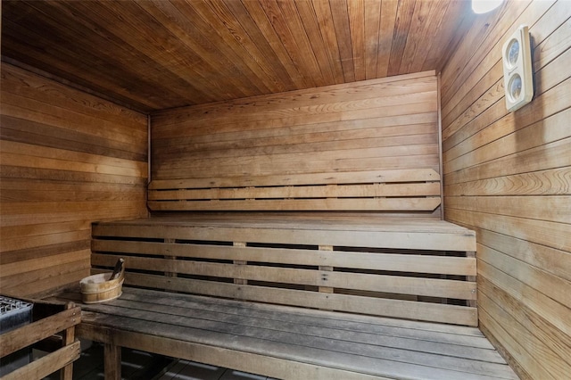 912 Channelside Dr Unit 2320, Tampa, FL 33602 - relaxing sauna featuring wooden walls and wooden ceiling