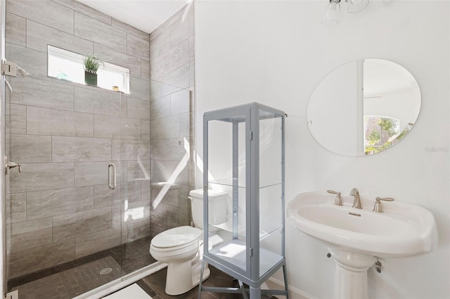 34 Concord Dr, Dunedin, FL 34698 - full bathroom with a stall shower and toilet