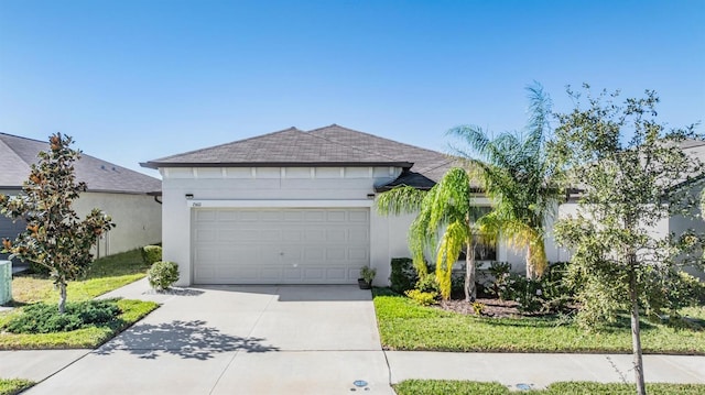 ranch-style house with a garage