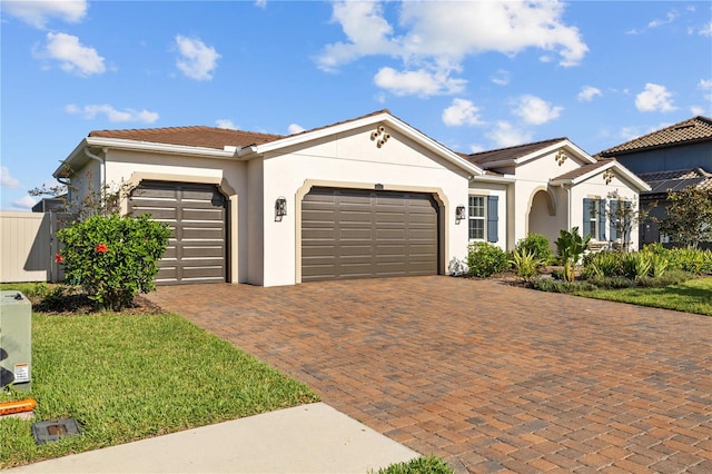 ranch-style house with a garage