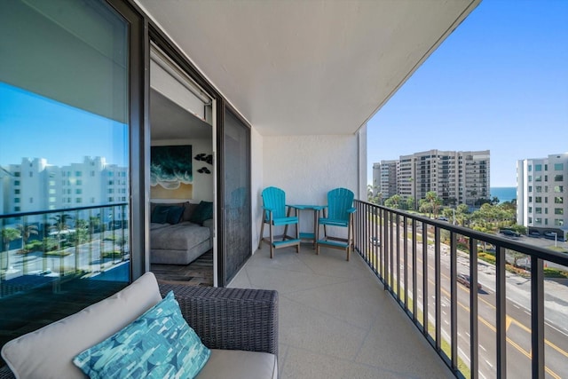 1591 Gulf Blvd Unit 504S, Clearwater Beach, FL 33767 - balcony featuring a view of city