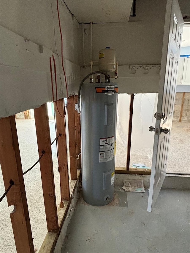 utilities featuring water heater