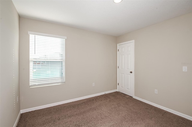 spare room with carpet flooring