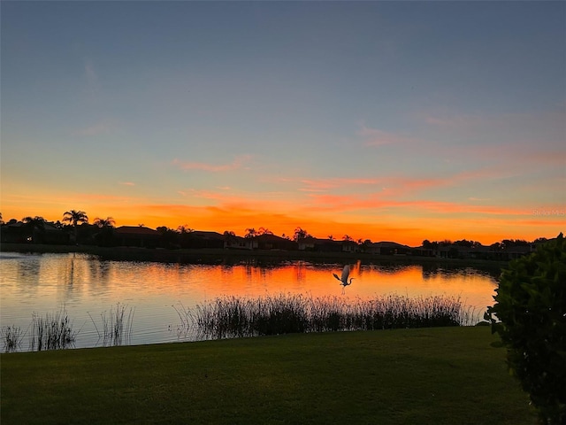 property view of water