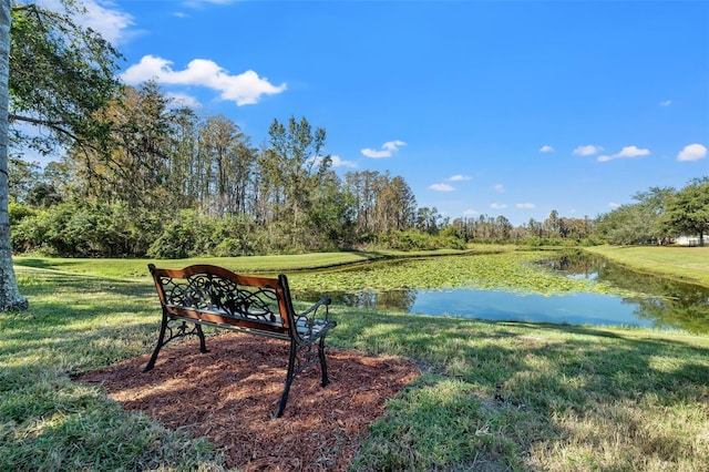 property view of water