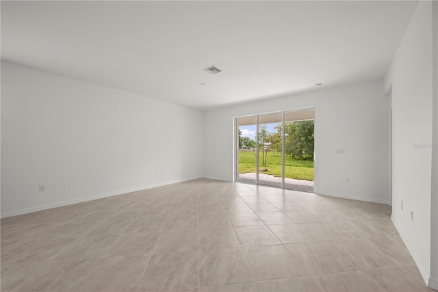 view of tiled empty room