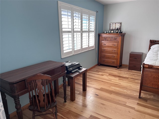 interior space featuring light hardwood / wood-style flooring