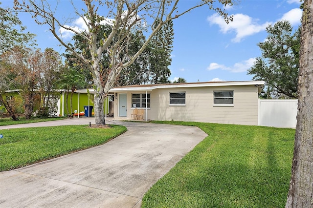 4145 Harrisburg St NE, Saint Petersburg, FL 33703 - view of front of home with curved driveway