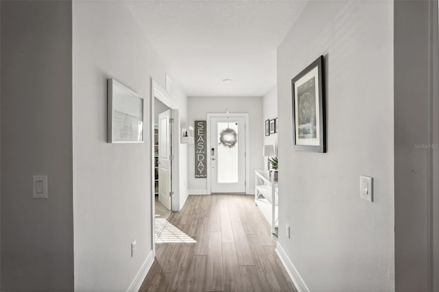 interior space featuring hardwood / wood-style floors