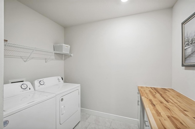 laundry area with washer and dryer