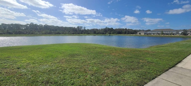 view of water feature