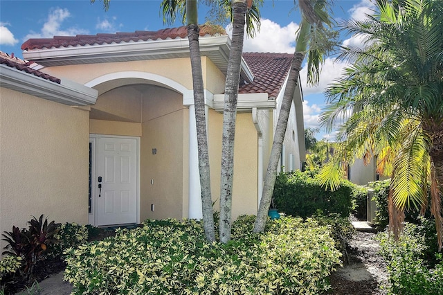 view of property entrance