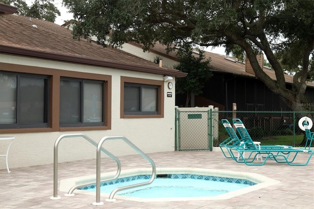 4542 Park Lake Ter N Unit 4542, Bradenton, FL 34209 - view of swimming pool featuring a patio