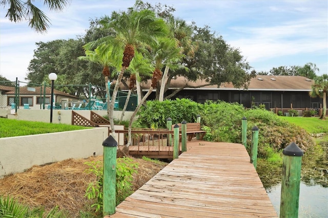 4542 Park Lake Ter N Unit 4542, Bradenton, FL 34209 - view of dock area