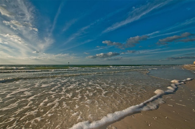 water view featuring a view of the beach