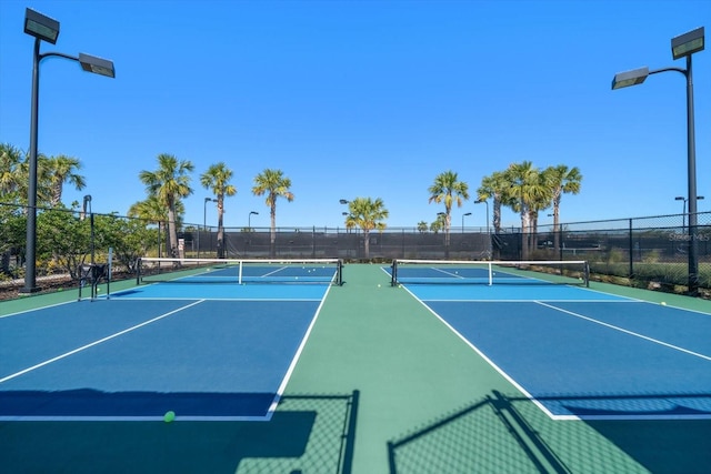 view of sport court with basketball court