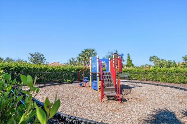 view of jungle gym