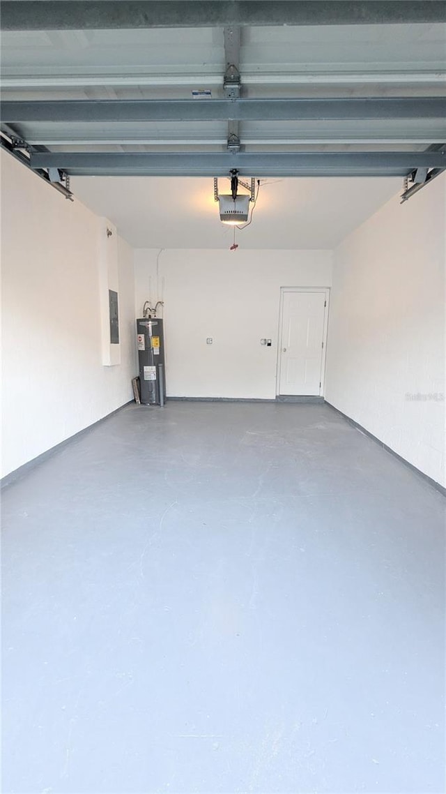 9060 Moonlit Meadows Loop, Riverview, FL 33578 - garage featuring electric water heater and electric panel