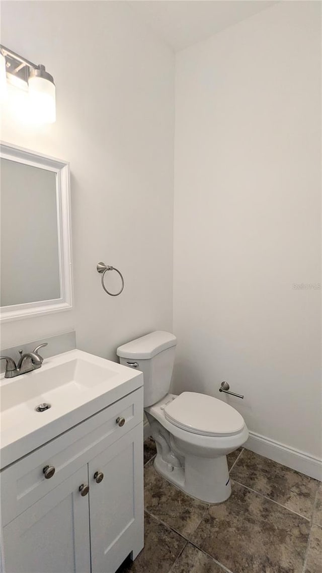 9060 Moonlit Meadows Loop, Riverview, FL 33578 - bathroom featuring vanity, toilet, and tile patterned flooring