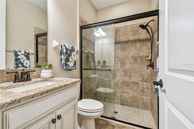 8144 Sequester Loop, Land O Lakes, FL 34637 - full bath featuring vanity, a stall shower, and toilet