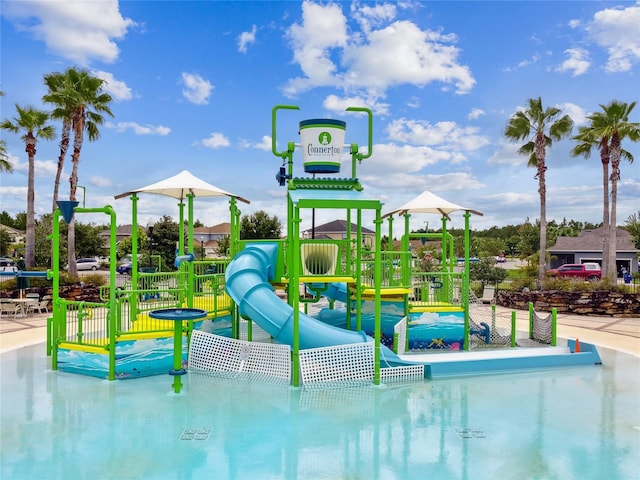 view of jungle gym