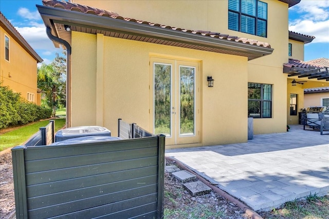 rear view of house featuring a patio