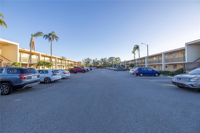 view of car parking