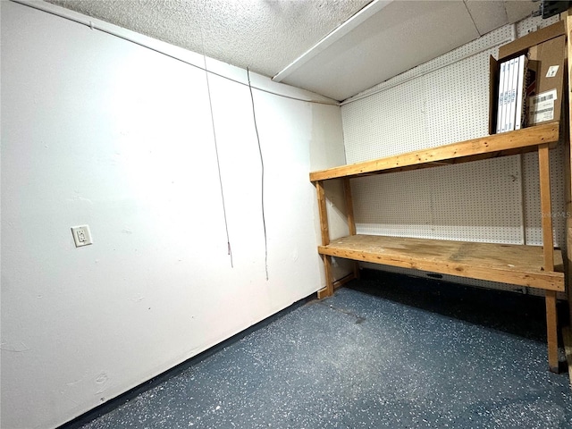 view of basement