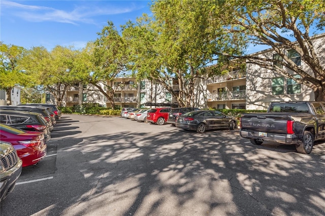 view of vehicle parking