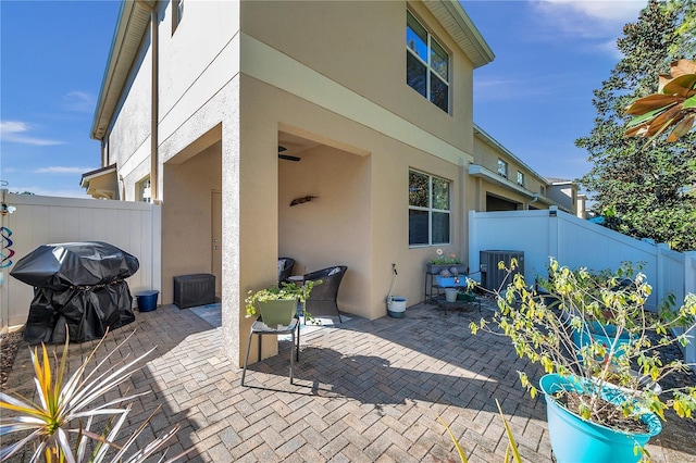 view of patio / terrace featuring area for grilling