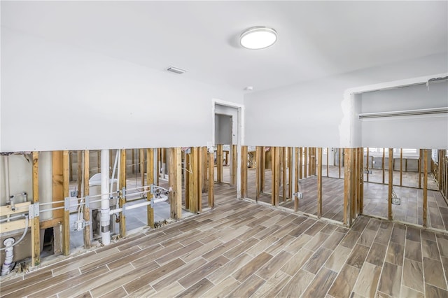 interior space featuring hardwood / wood-style flooring