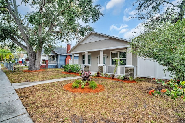 view of front of house featuring a porch