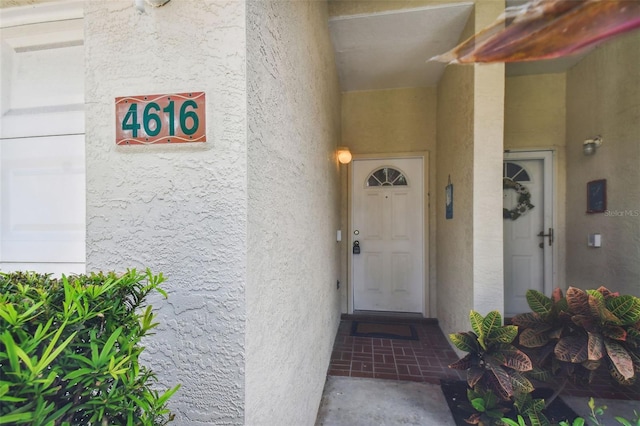 view of entrance to property