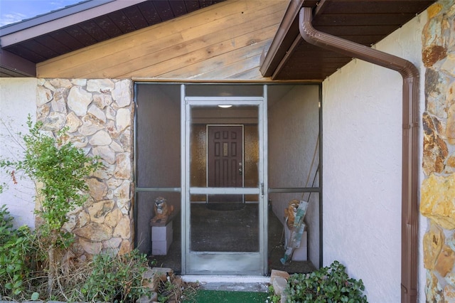 view of entrance to property