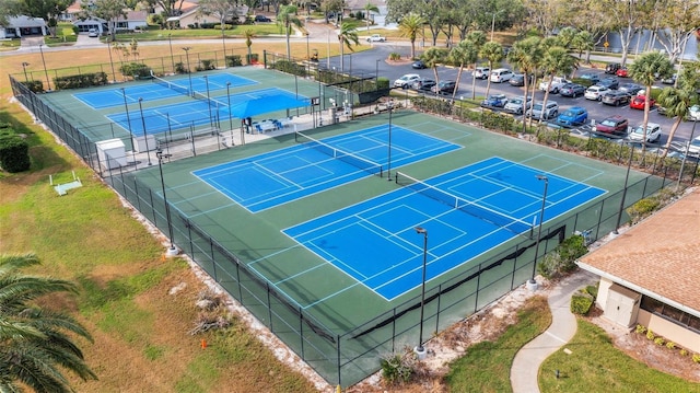 view of tennis court