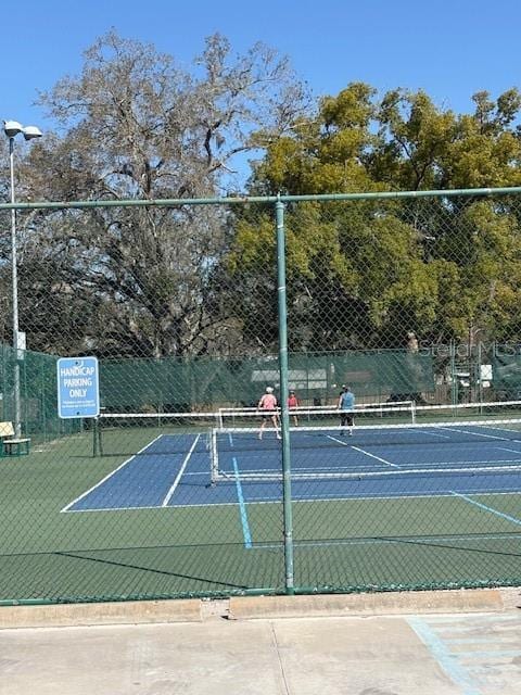 view of sport court