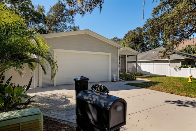 ranch-style house with a garage