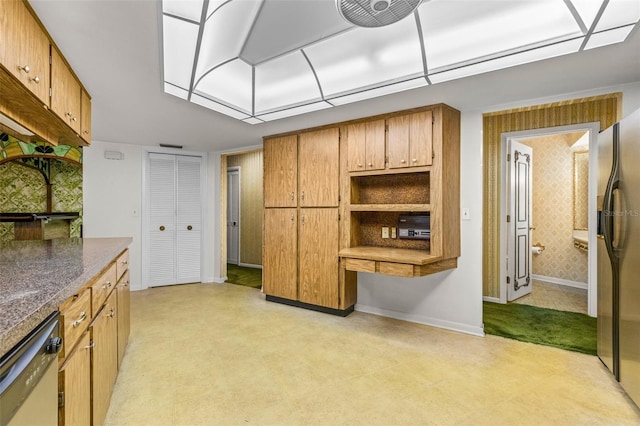 kitchen with stainless steel appliances