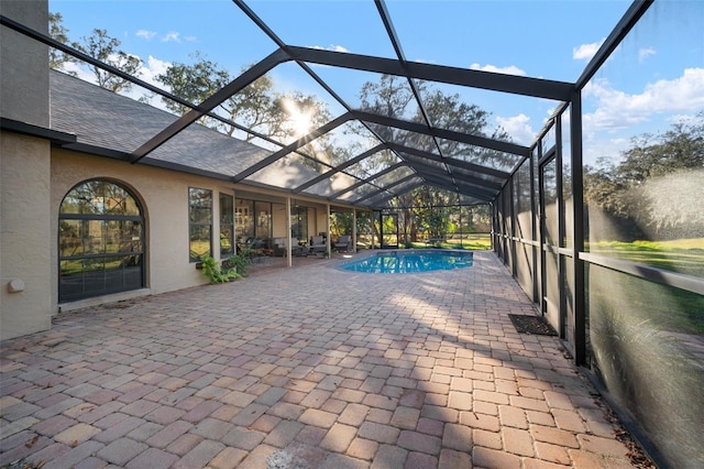 exterior space with a lanai