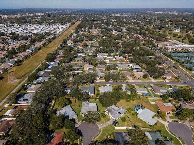 aerial view featuring a residential view